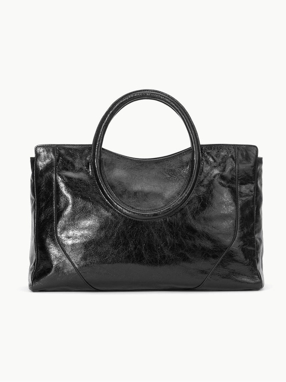 NWT Staud Maude Black Leather Satchel Crossbody Bag - Picture 2 of 16